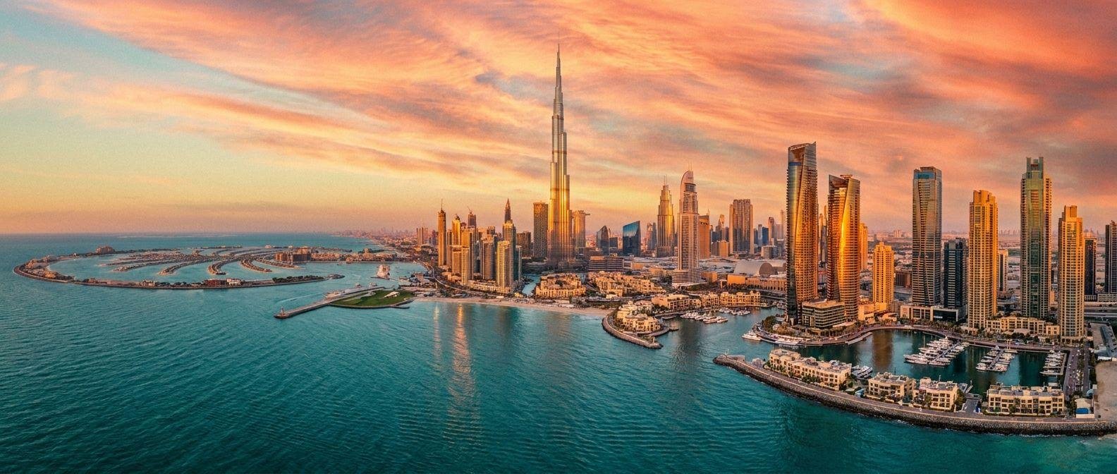 Dubai Honeymoon Luxury – Burj Al Arab view and romantic dinner